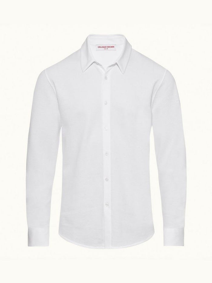 Giles Chainstitch Collared Shirt