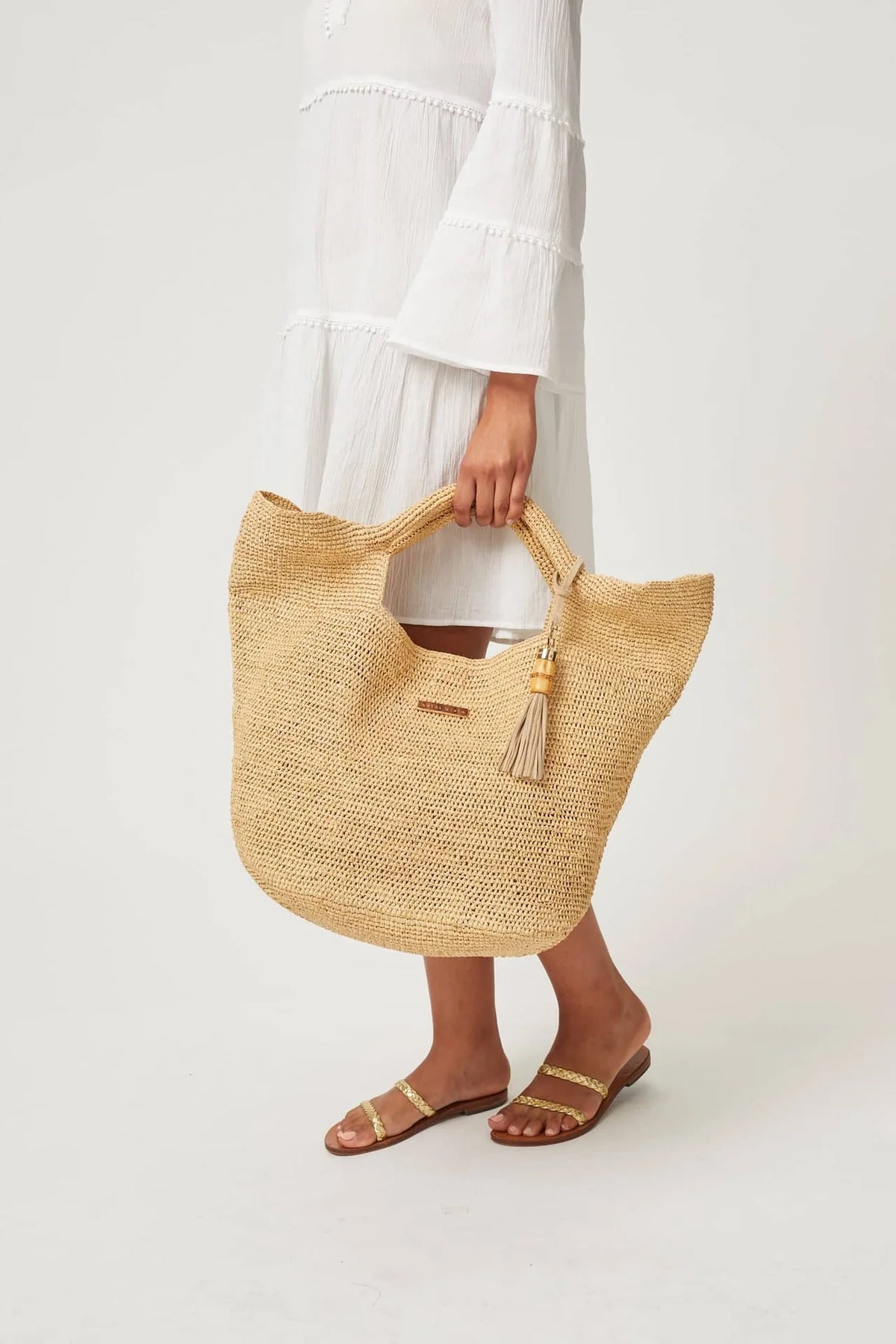 Grace Bay Medium Raffia Bag