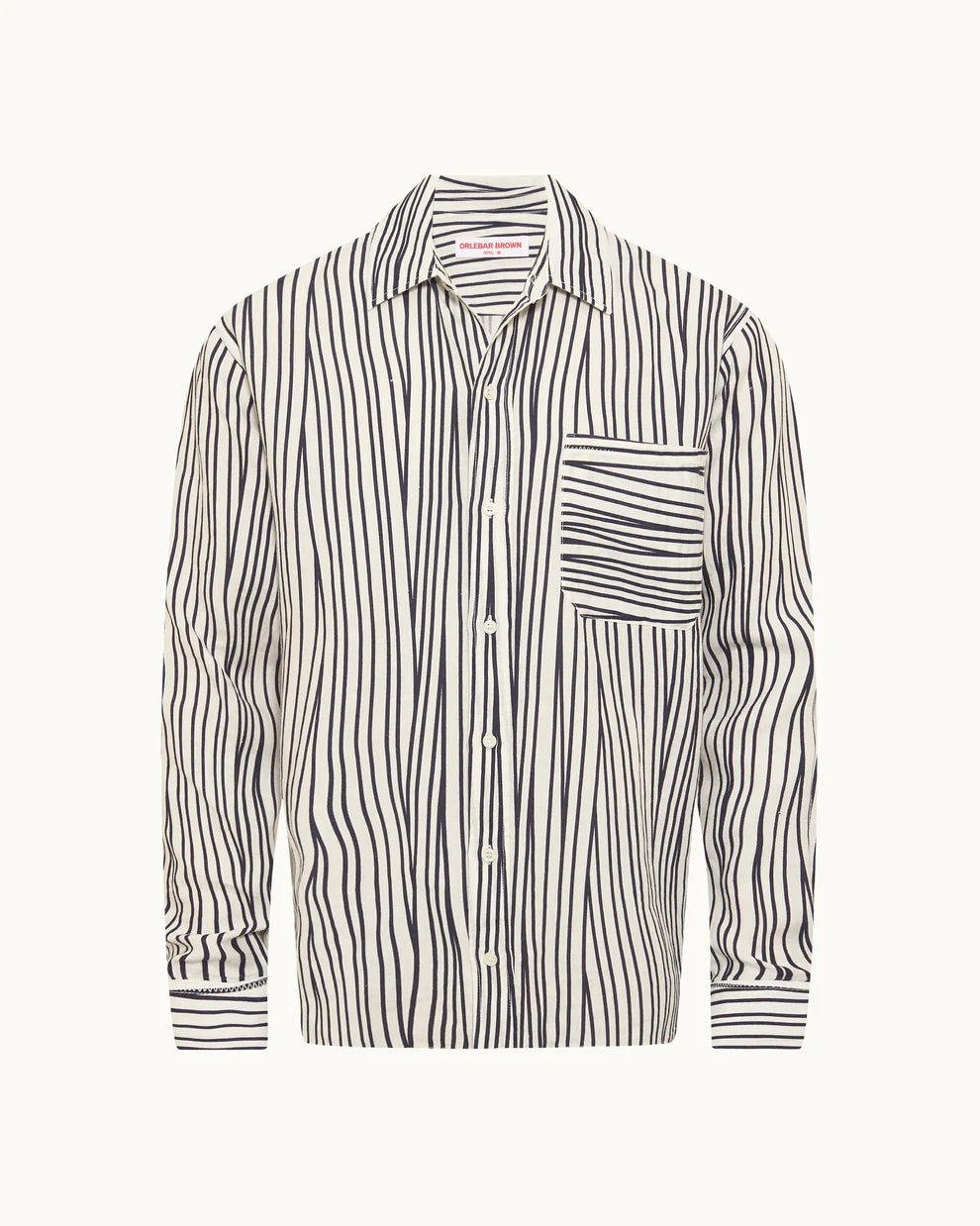 Grasmoor Linen Stripe Shirt