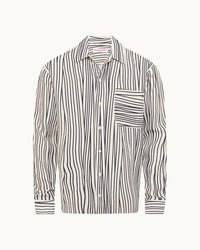 Grasmoor Linen Stripe Shirt