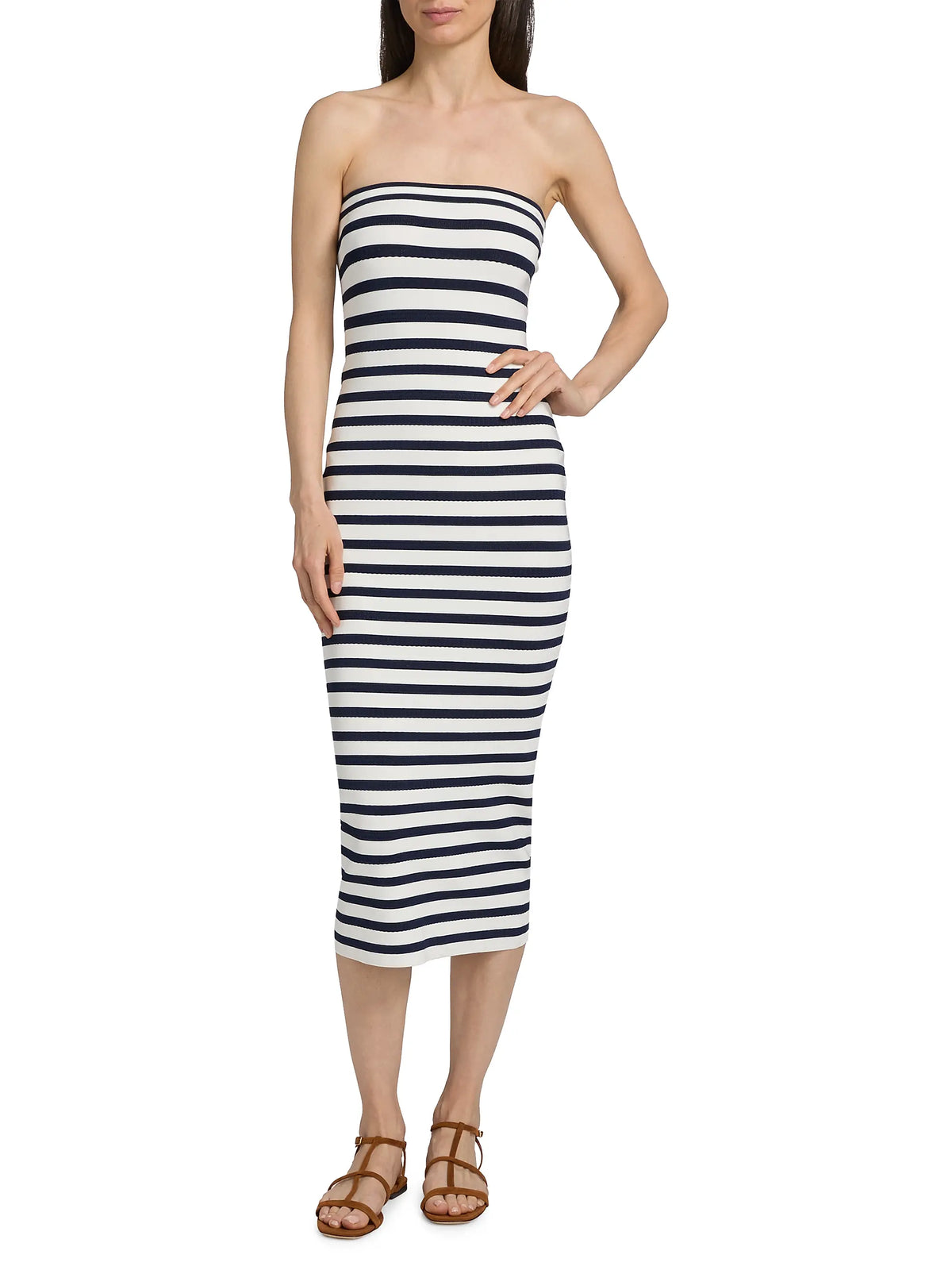 Gwynne Strapless Midi Dress