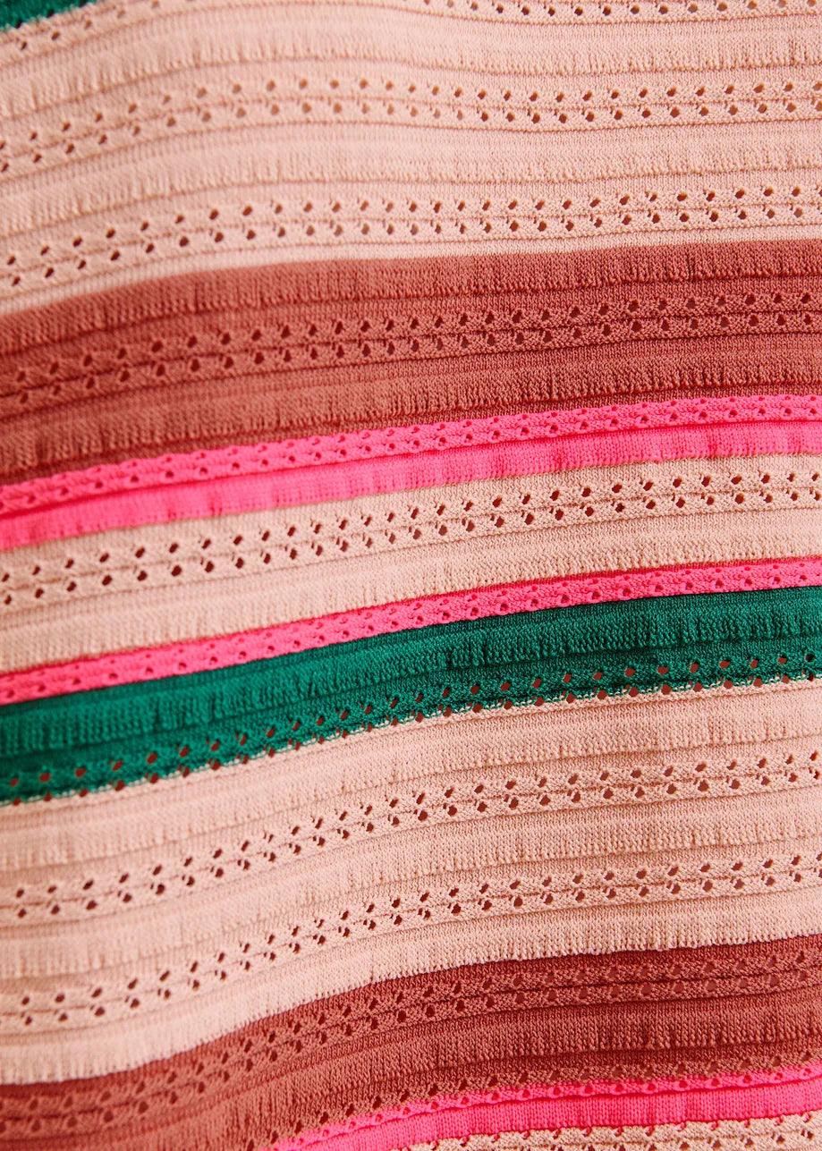 Hali Knit Top with Cap Sleeves