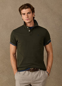 Short Sleeve Tipped Polo