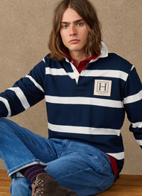 Classic Branded Striped Rugby