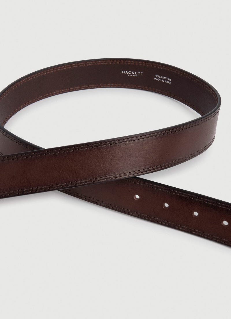 Hackett London Leather Belt