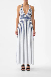 Halter Neck Knit Dress