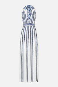 Halter Neck Knit Dress