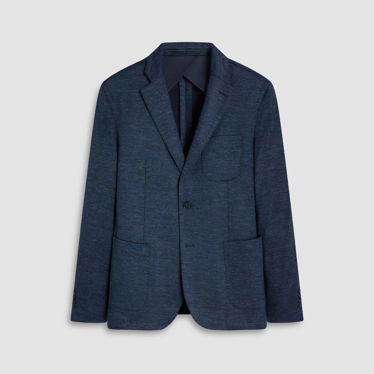 Heather Grey Two-Button Blazer