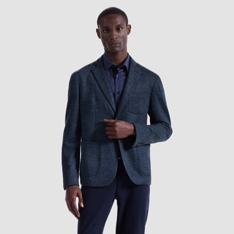 Heather Grey Two-Button Blazer