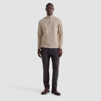 Heathered Waffle Quarter Zip