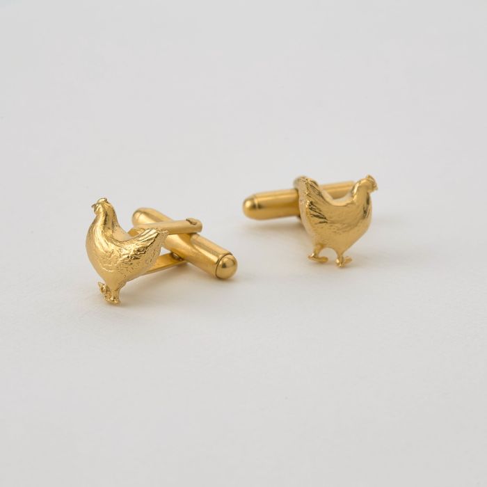 Hen Cufflinks