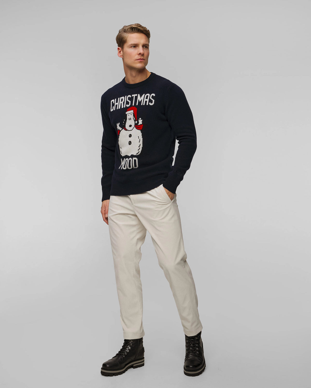 Heron Snoopy Snowman Sweater