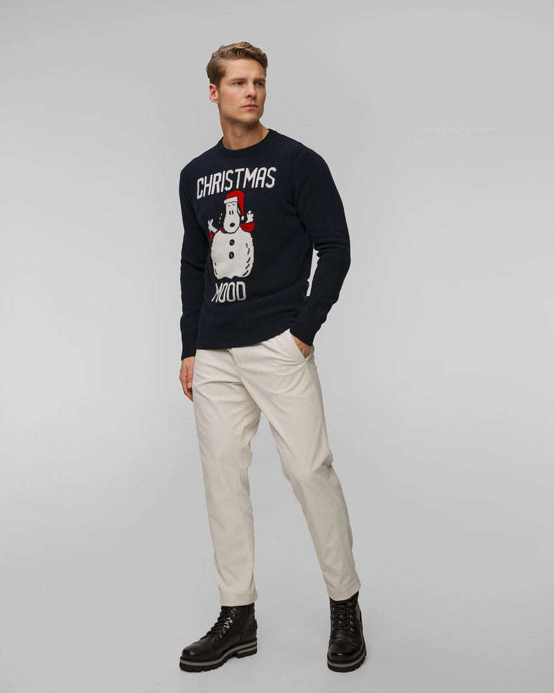 Heron Snoopy Snowman Sweater