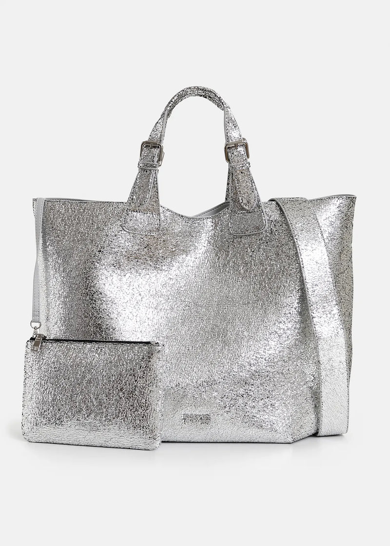 Hurry Metallic Shopper