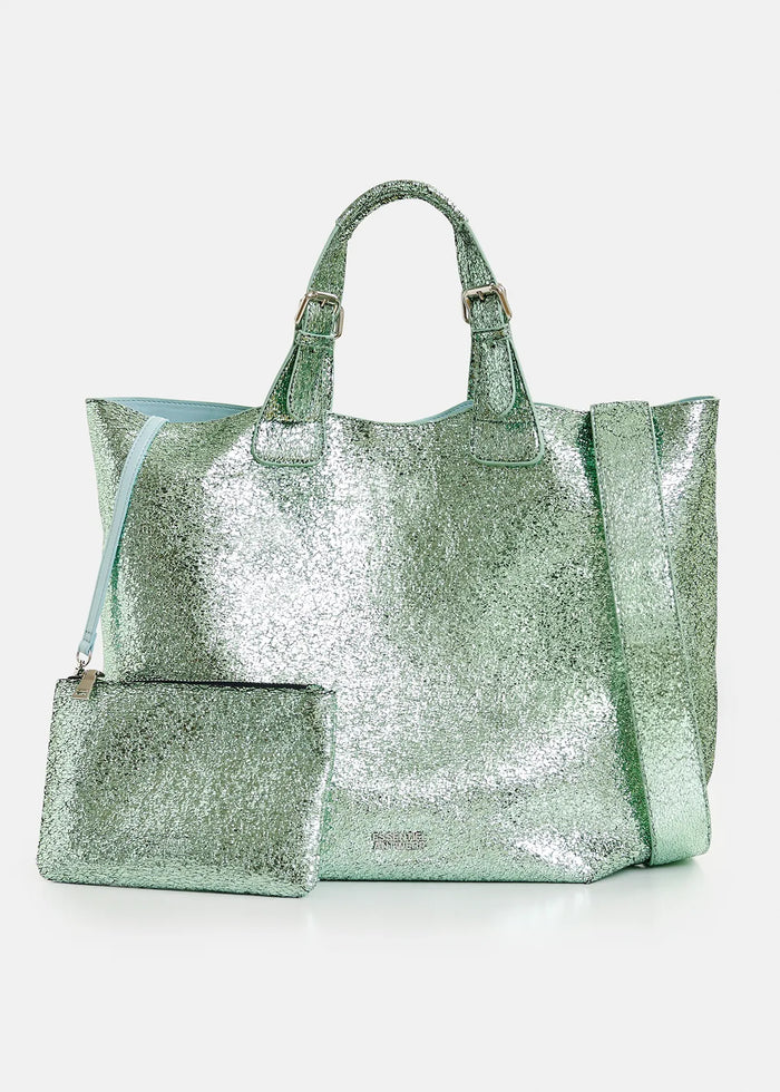 Hurry Metallic Shopper