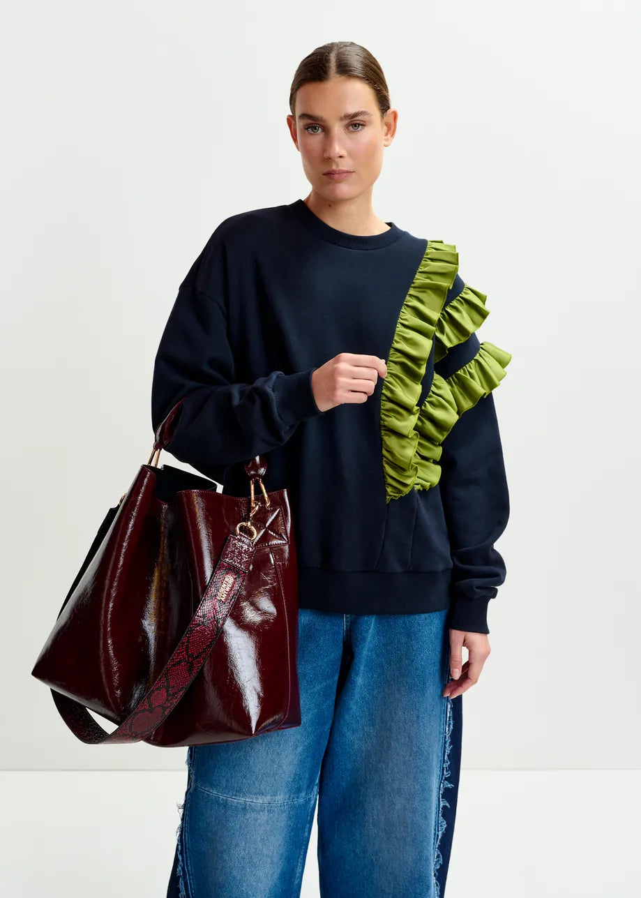 Shopper Bag with Detachable Shoulder Strap