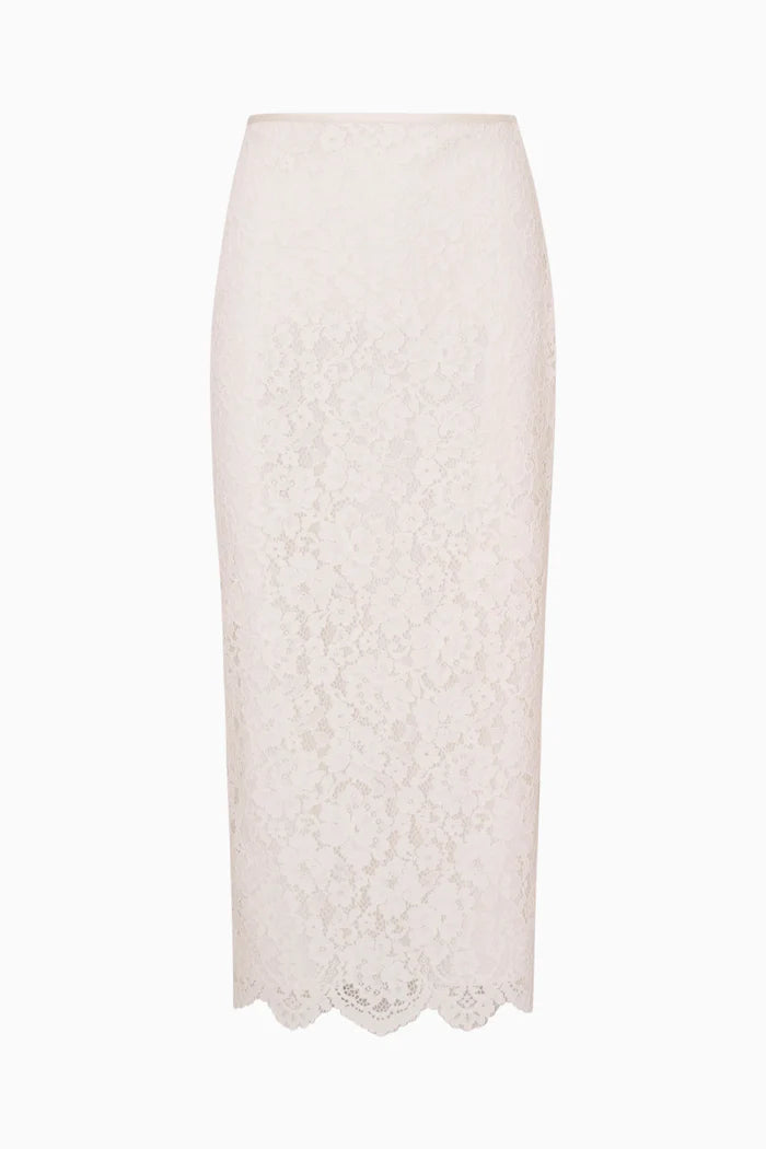 Ilse Lace Midi Pencil Skirt