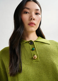 Polo with Jewel Buttons