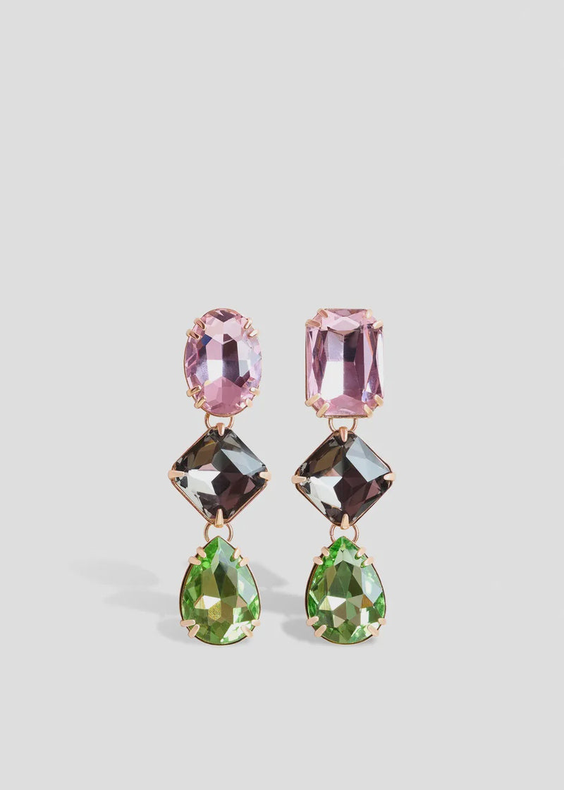 Rhinestone earrings