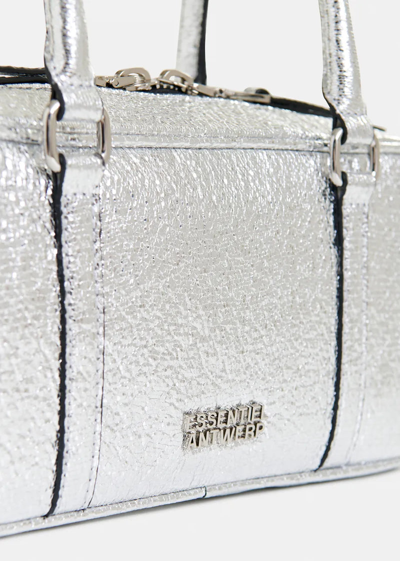 Silver Metallic Shoulder Bag