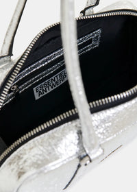 Silver Metallic Shoulder Bag