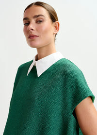 Textured Top with Removable Collar