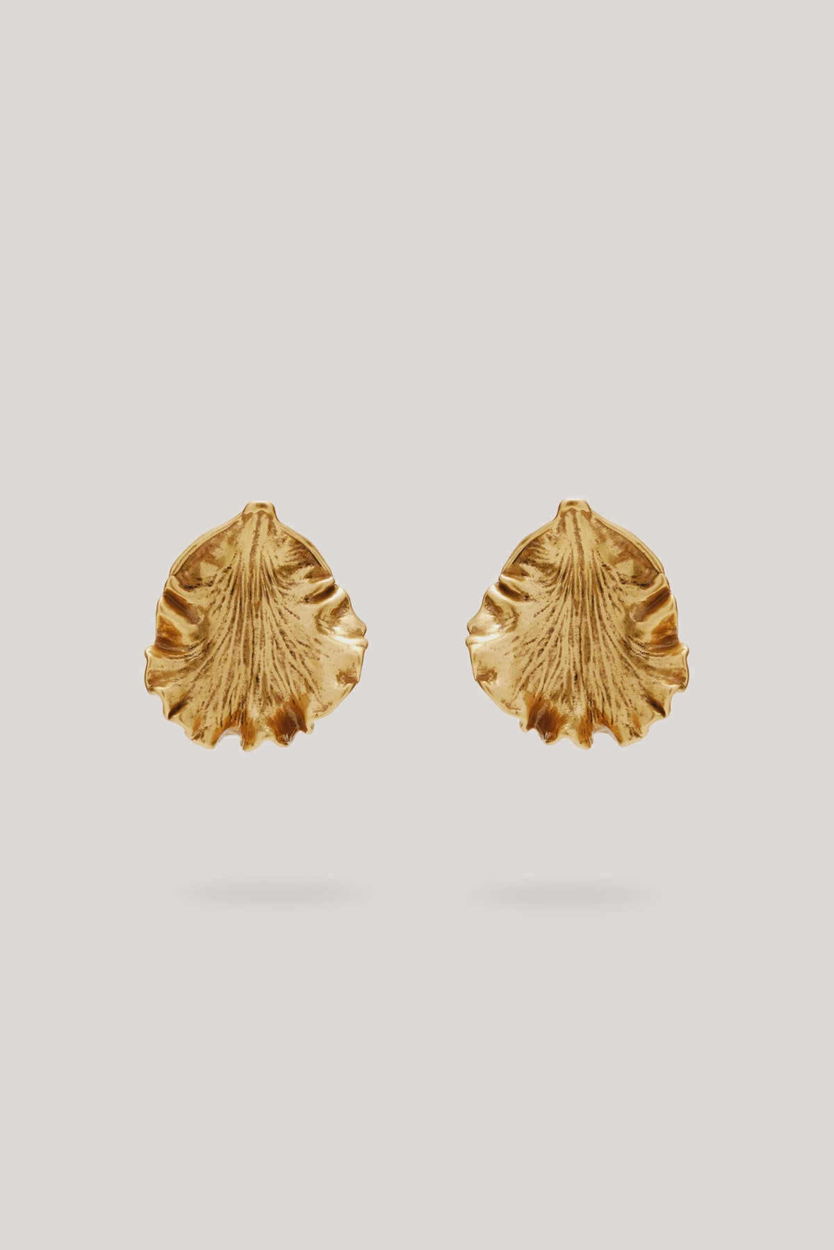 Iris Leaf Earrings