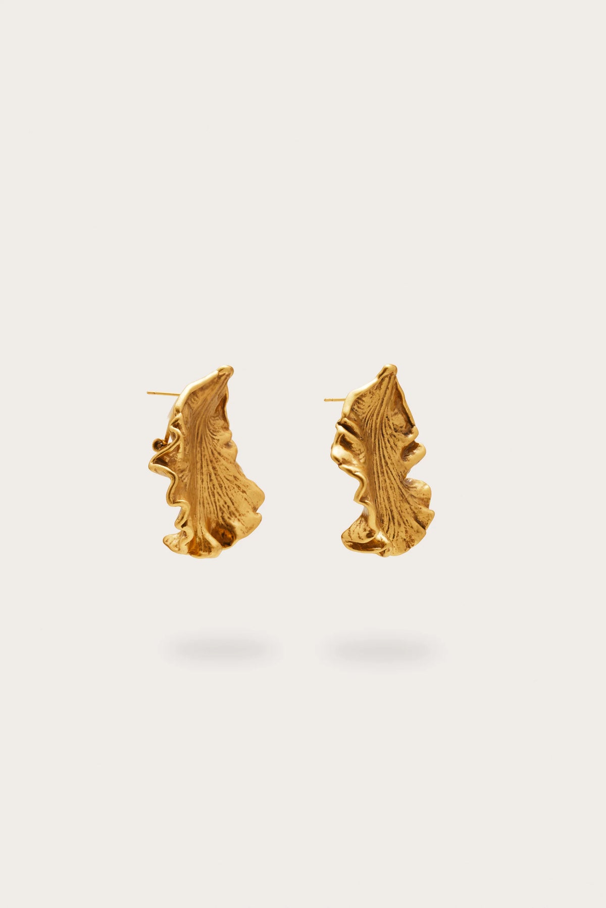 Iris Leaf Earrings