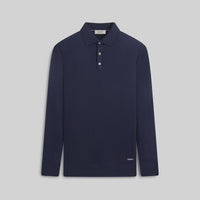 Super Merino Solid Polo Sweater