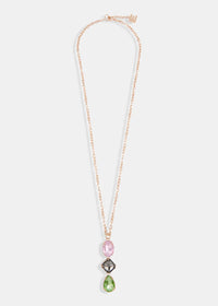 Rhinestone Long Necklace