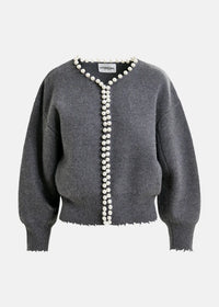 Ideas Knit Cardigan w Beads
