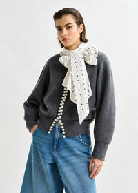 Ideas Knit Cardigan w Beads