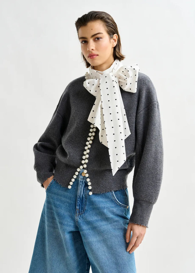 Ideas Knit Cardigan w Beads
