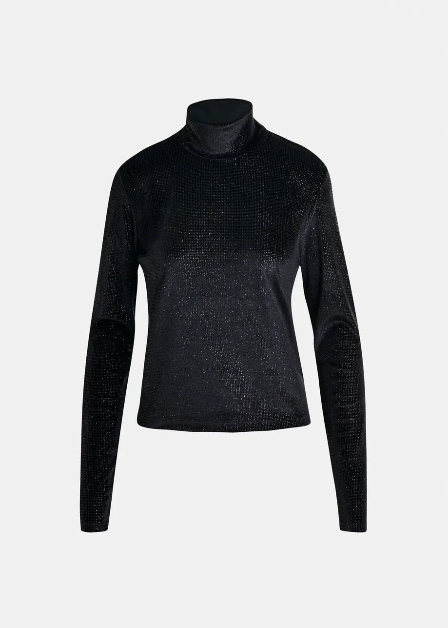 Indienne Stretch Turtleneck