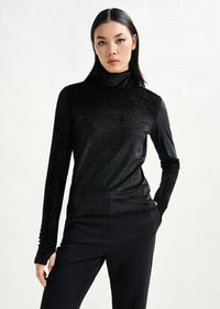 Indienne Stretch Turtleneck