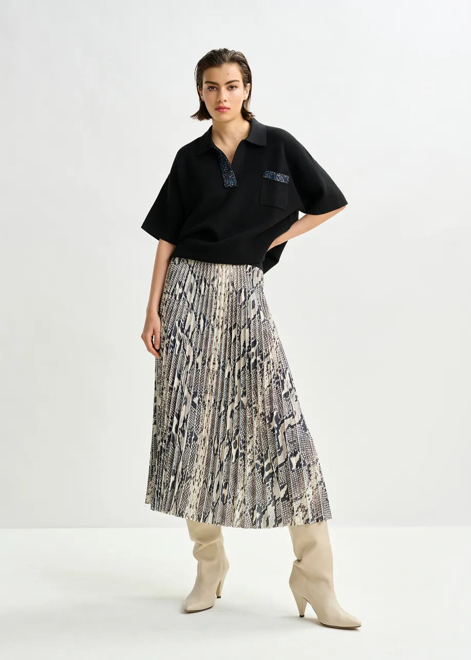 Indira Pleated Skirt