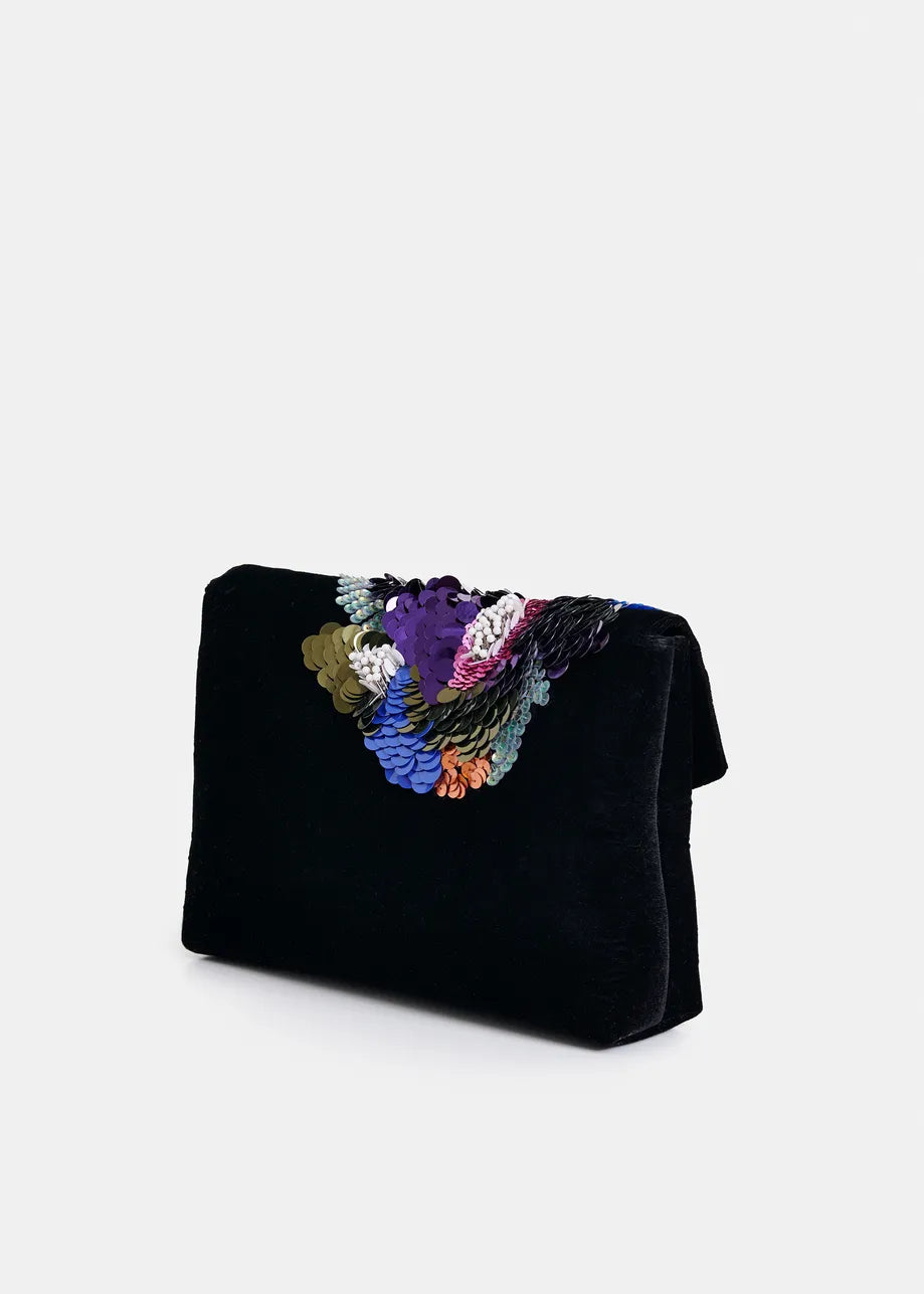 Intensify Sequin Beaded Pouch