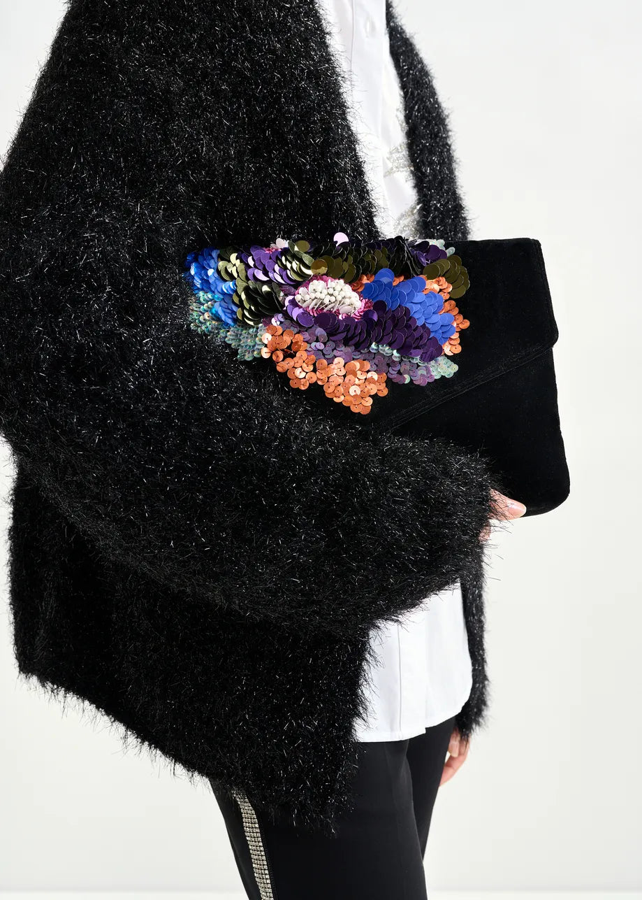 Intensify Sequin Beaded Pouch