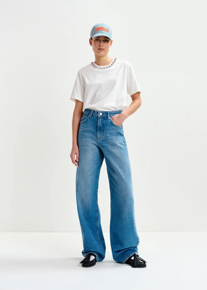 Interesting Embo Jeans