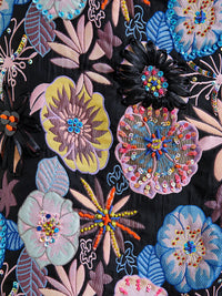 Ivy Jacquard Embellished Skirt