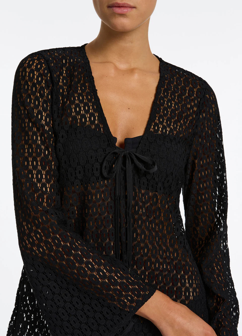 Stretch Lace Kaftan