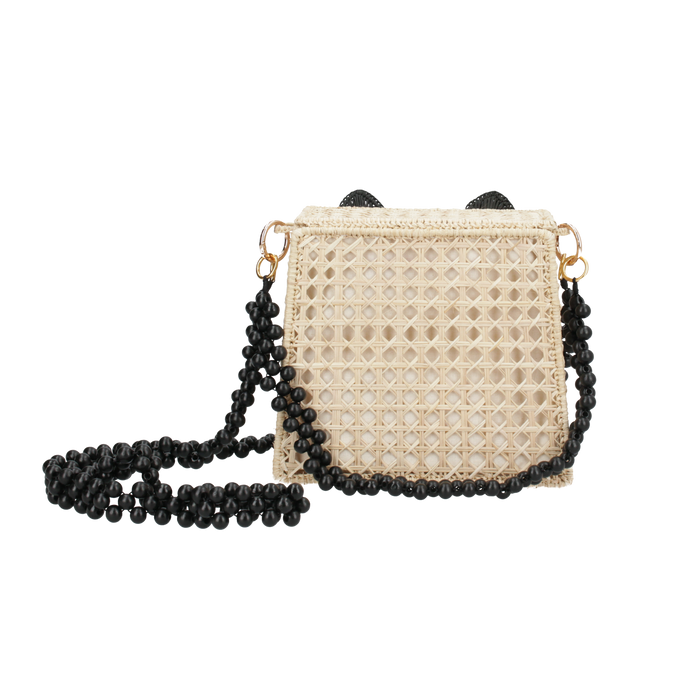 Rose Black Garden Handbag