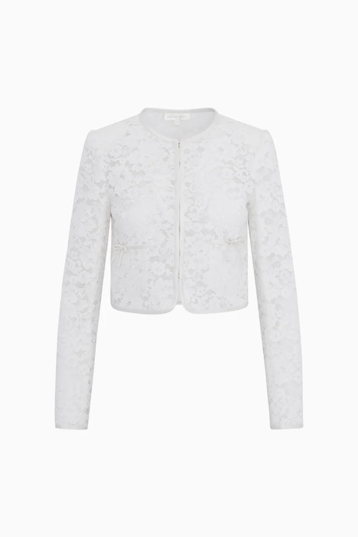 Junetta Cropped Lace Jacket