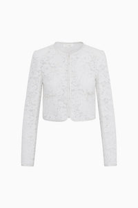Junetta Cropped Lace Jacket