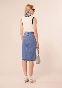 Jackie Blue Denim Skirt