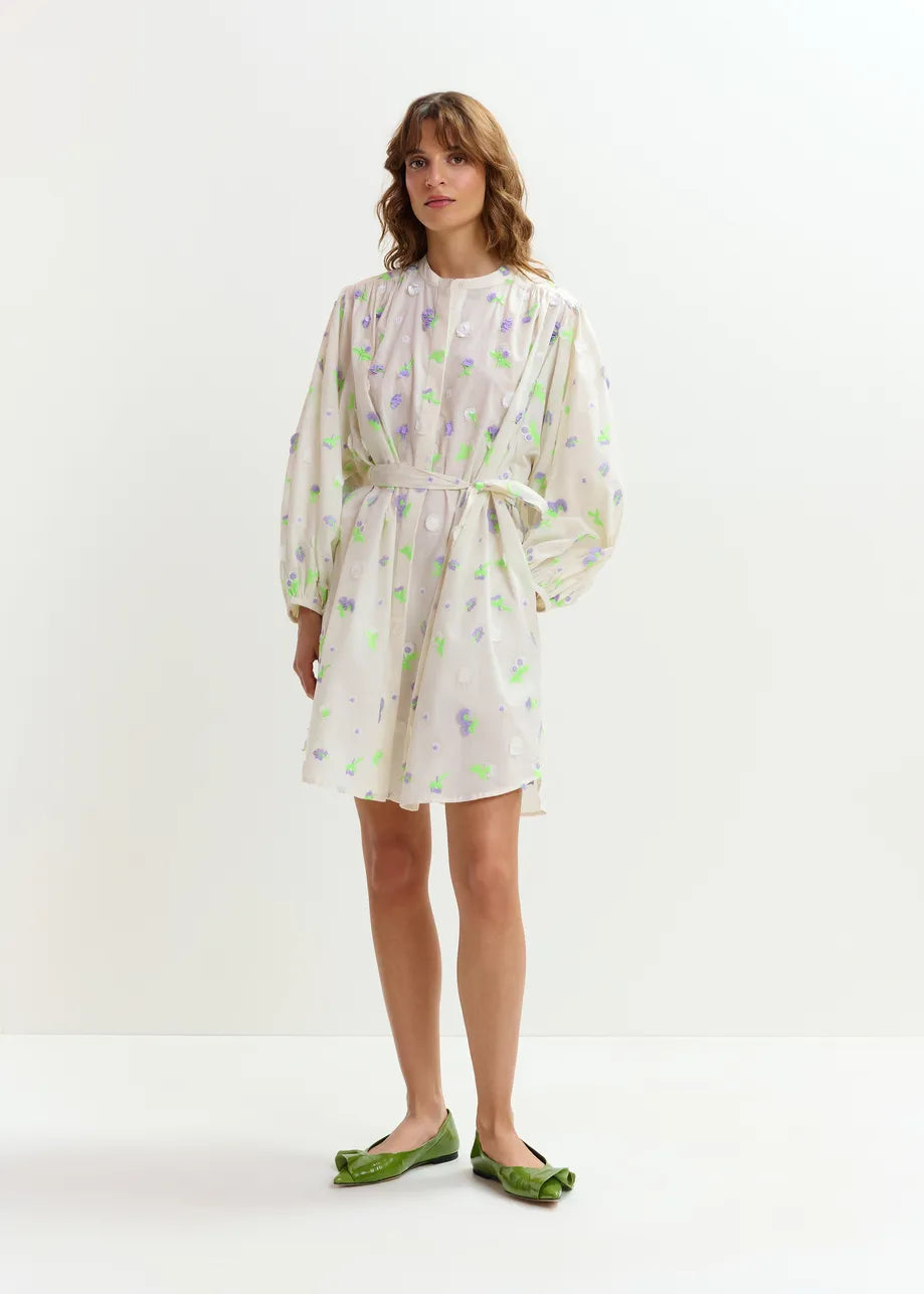 Jalen Embroidered Midi Dress