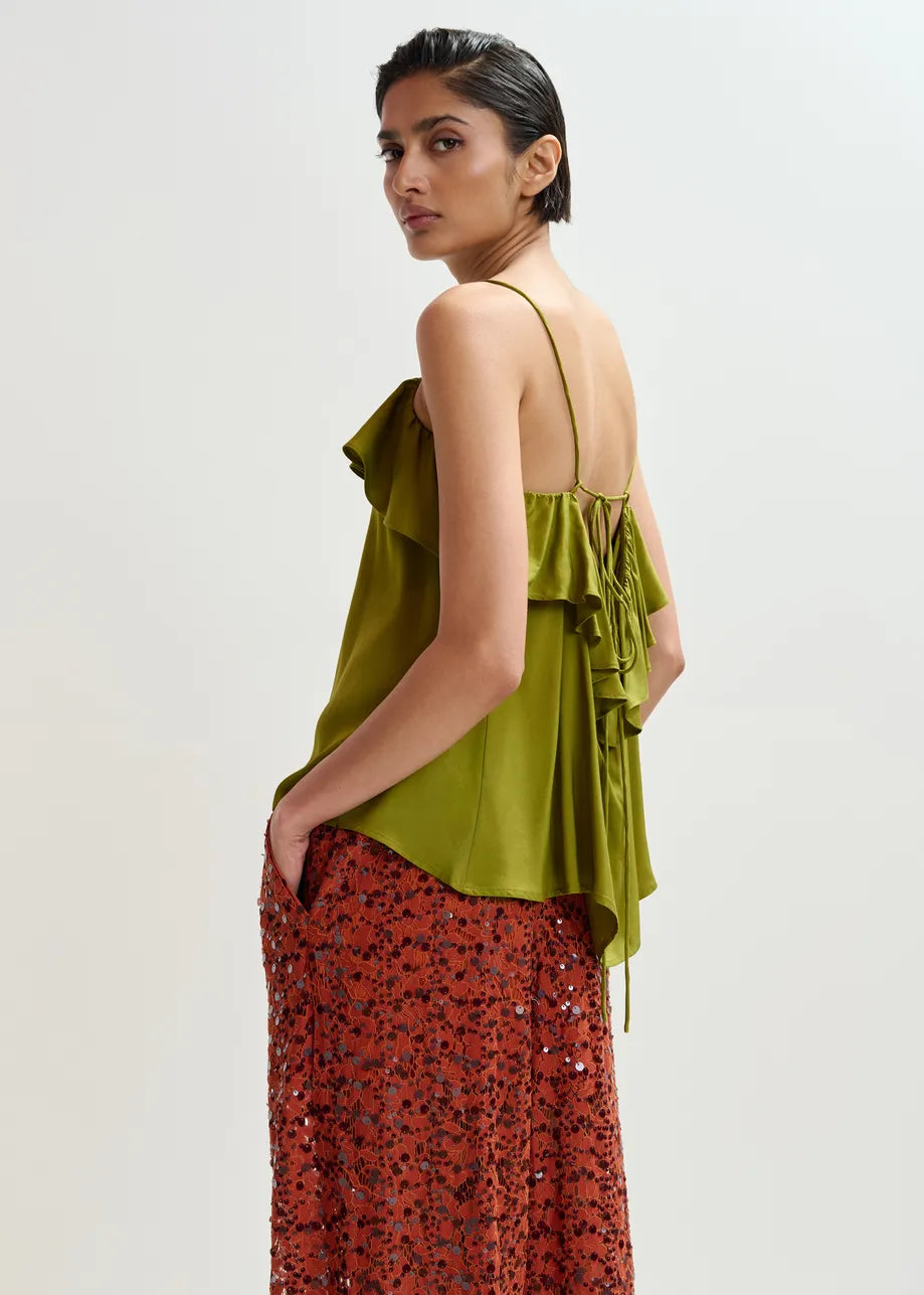 Janielle Ruffled Cami