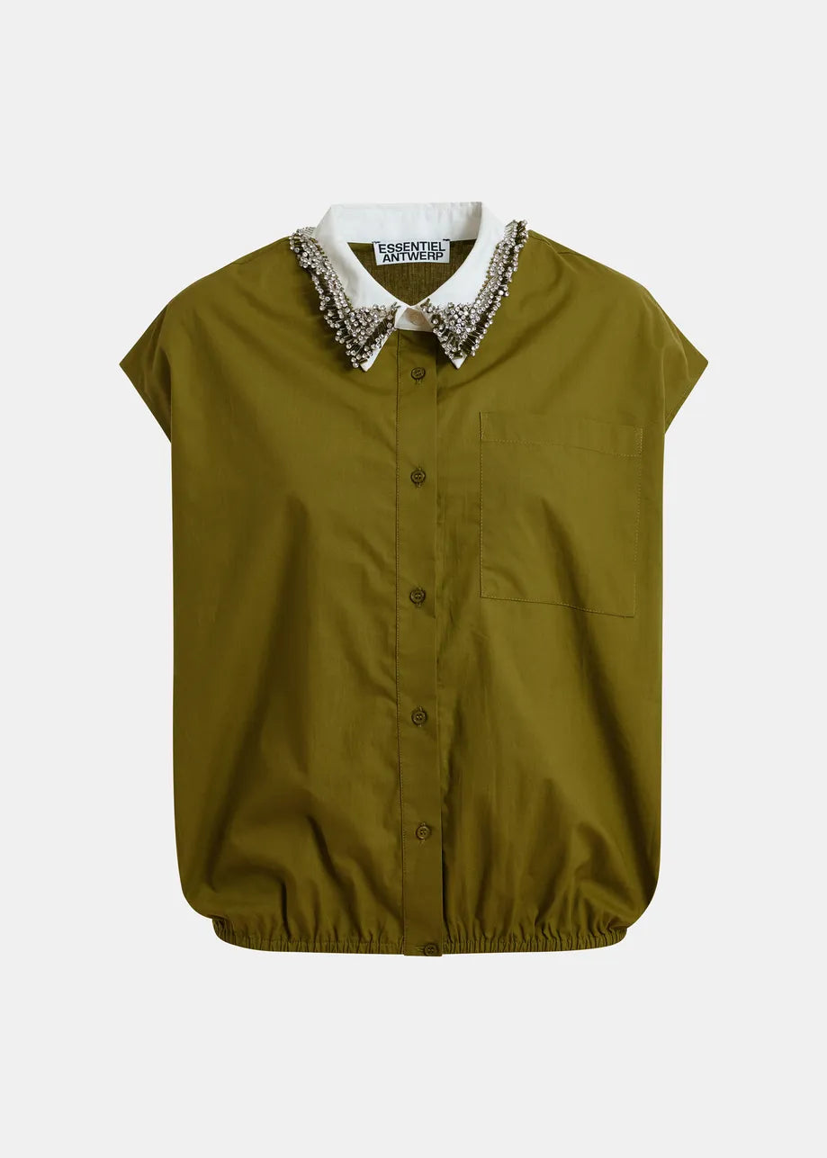 Janky Embellished Collar Shirt