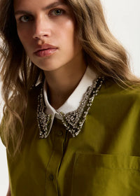 Janky Embellished Collar Shirt