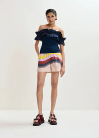 Jaqua Flower Knit Top